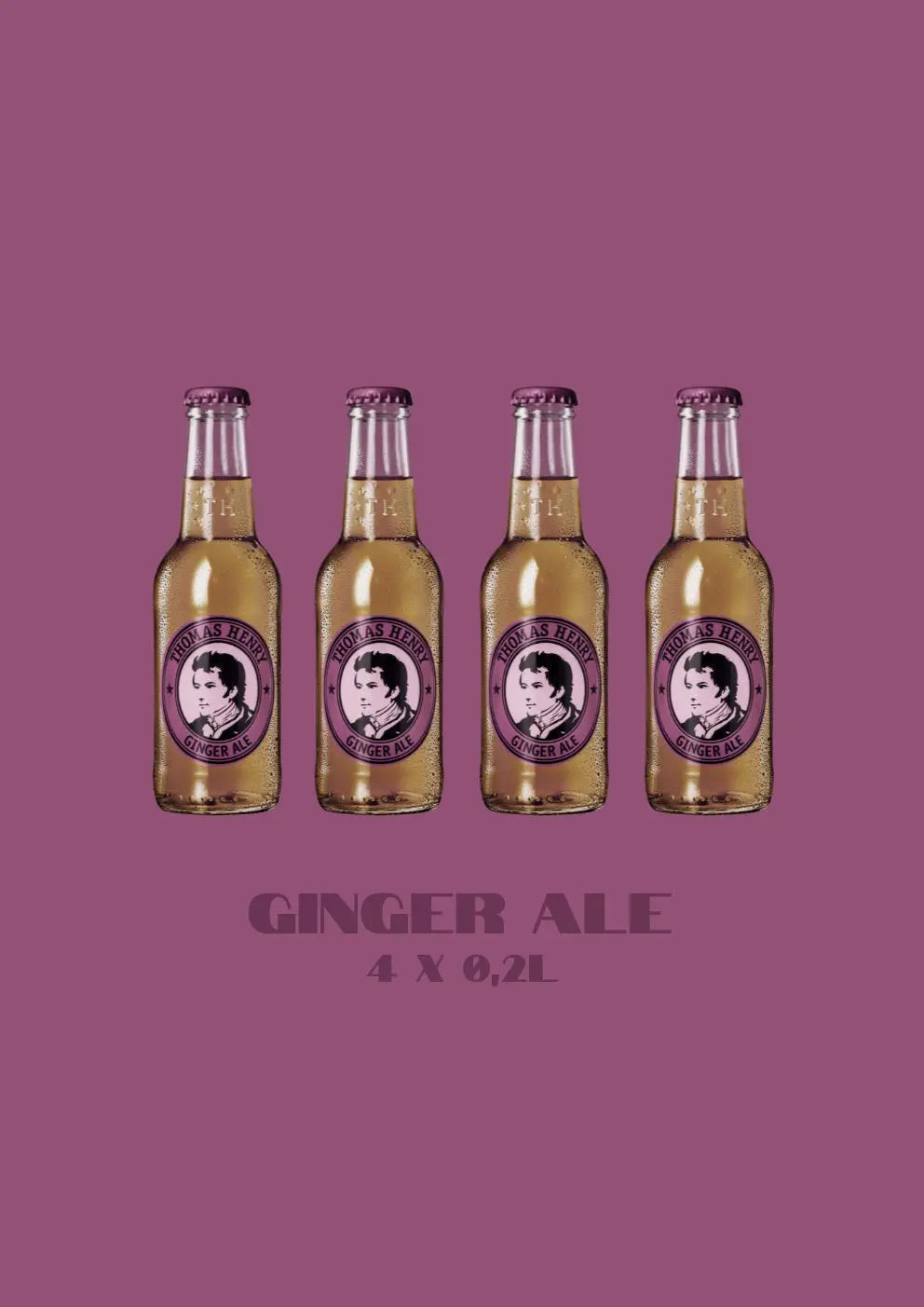 Ginger Ale - Thomas Henry (4 x 0.2 l) Mixed Gin