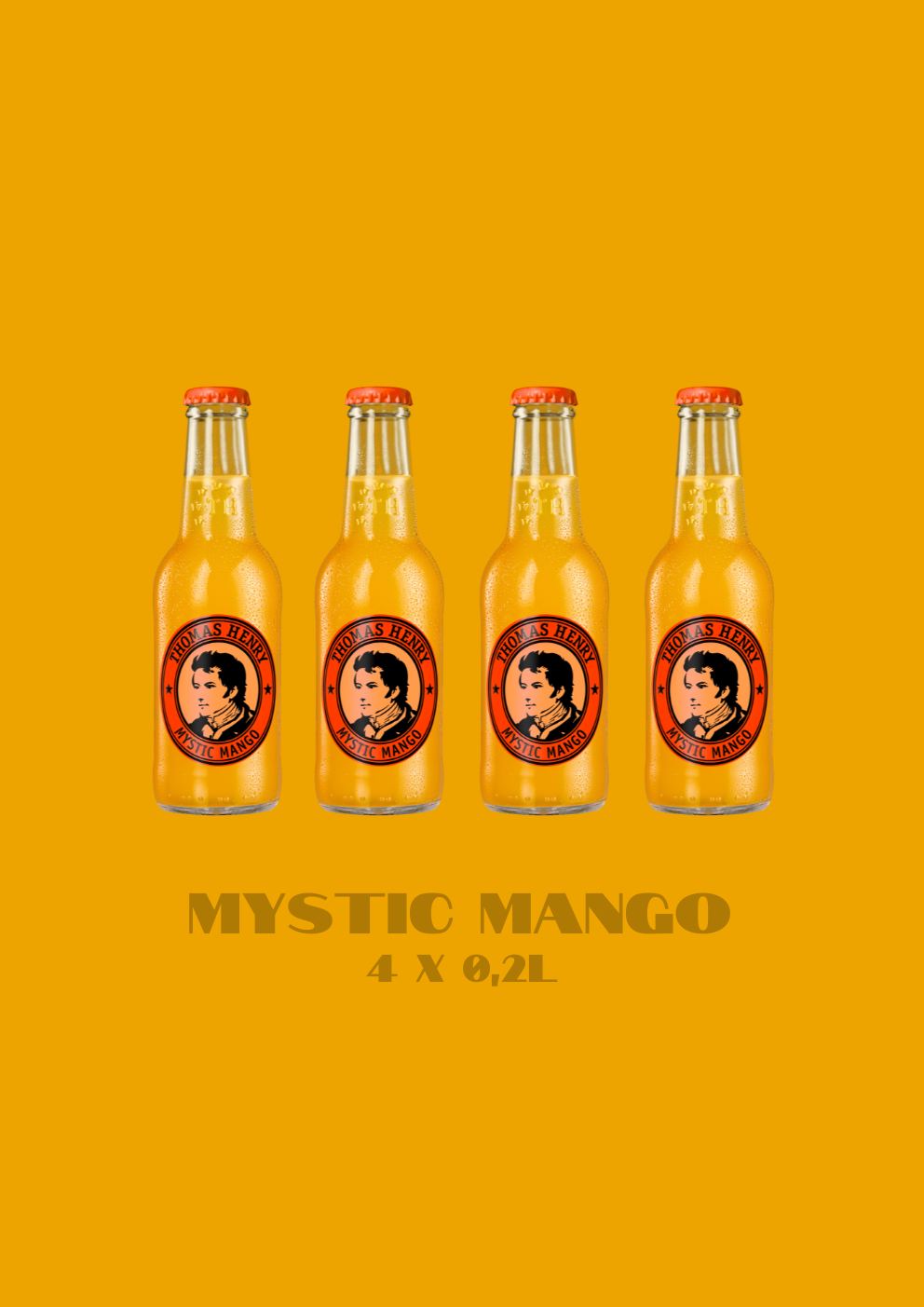 Mystic Mango - Thomas Henry (4 x 0.2 l) Gin Freunde