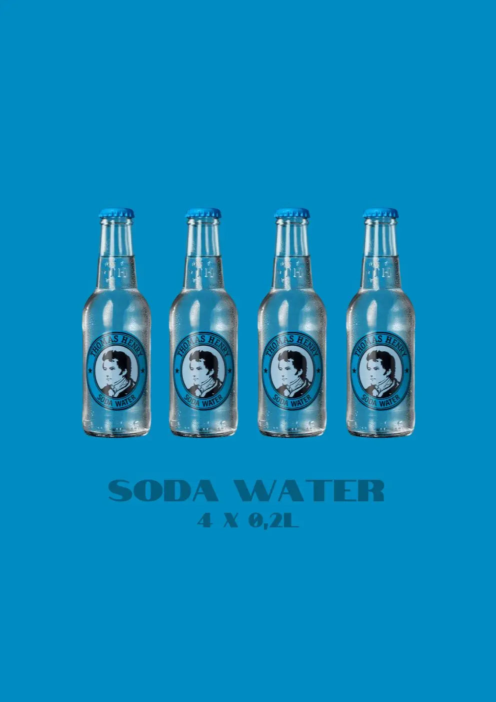 Soda Water - Thomas Henry (4 x 0.2 l) Gin Freunde